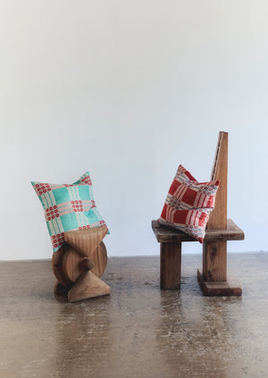 Sabine Van der Sande Hand Woven Cushion Cover | Red