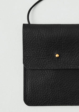 Kate Sheridan Leather Erin Pouch | Black