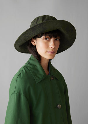 Muehlbauer Waxed Cotton Hat | Forest