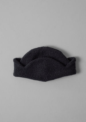 Cableami Wool Flight Hat | Navy