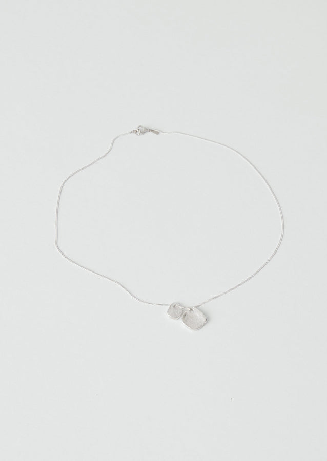 Emily Nixon Silver Quoit Necklace | Silver