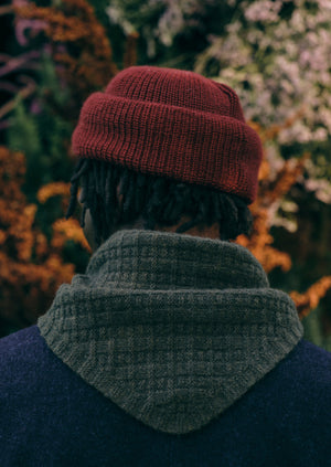 Heimat Mechanic Wool Hat | Burgundy