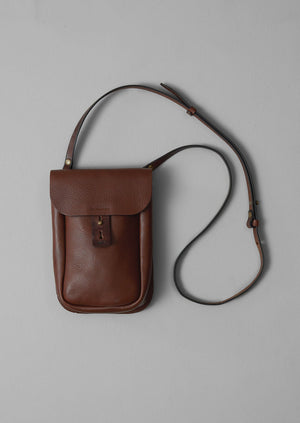 Bleu De Chauffe Leather Workwear Bag | Tan