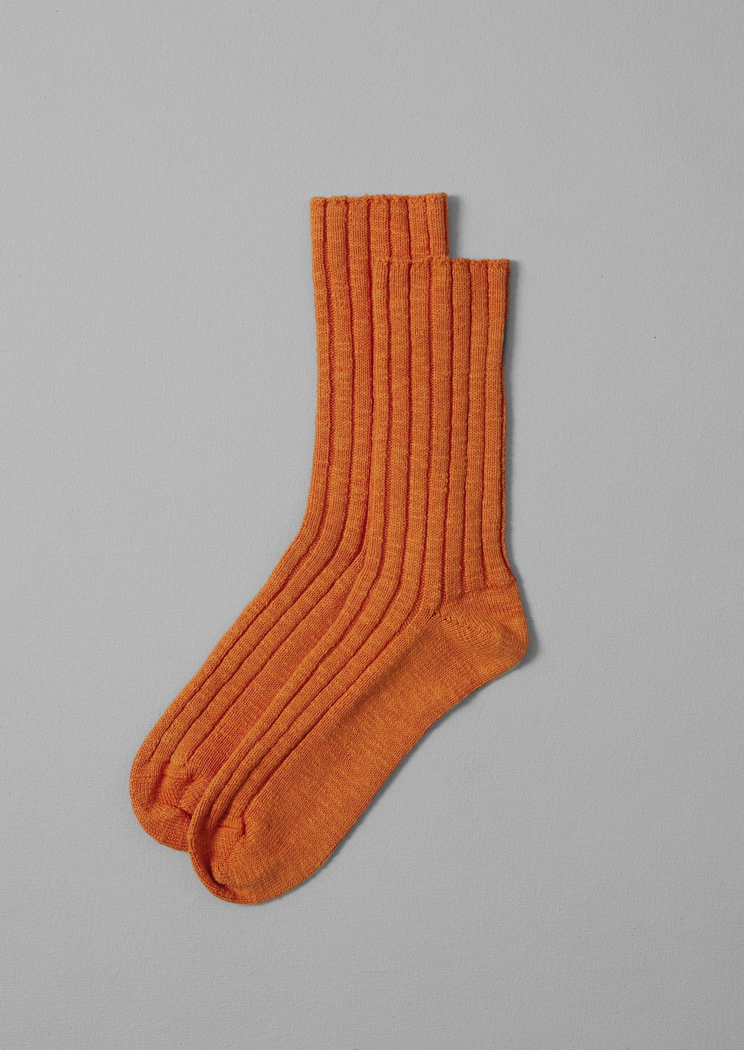 Rib Cotton Slub Socks | Squash