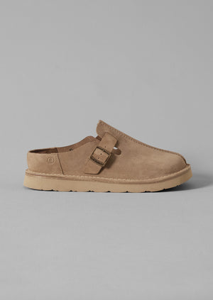 Clarks Suede Buckle Shoes | Sand