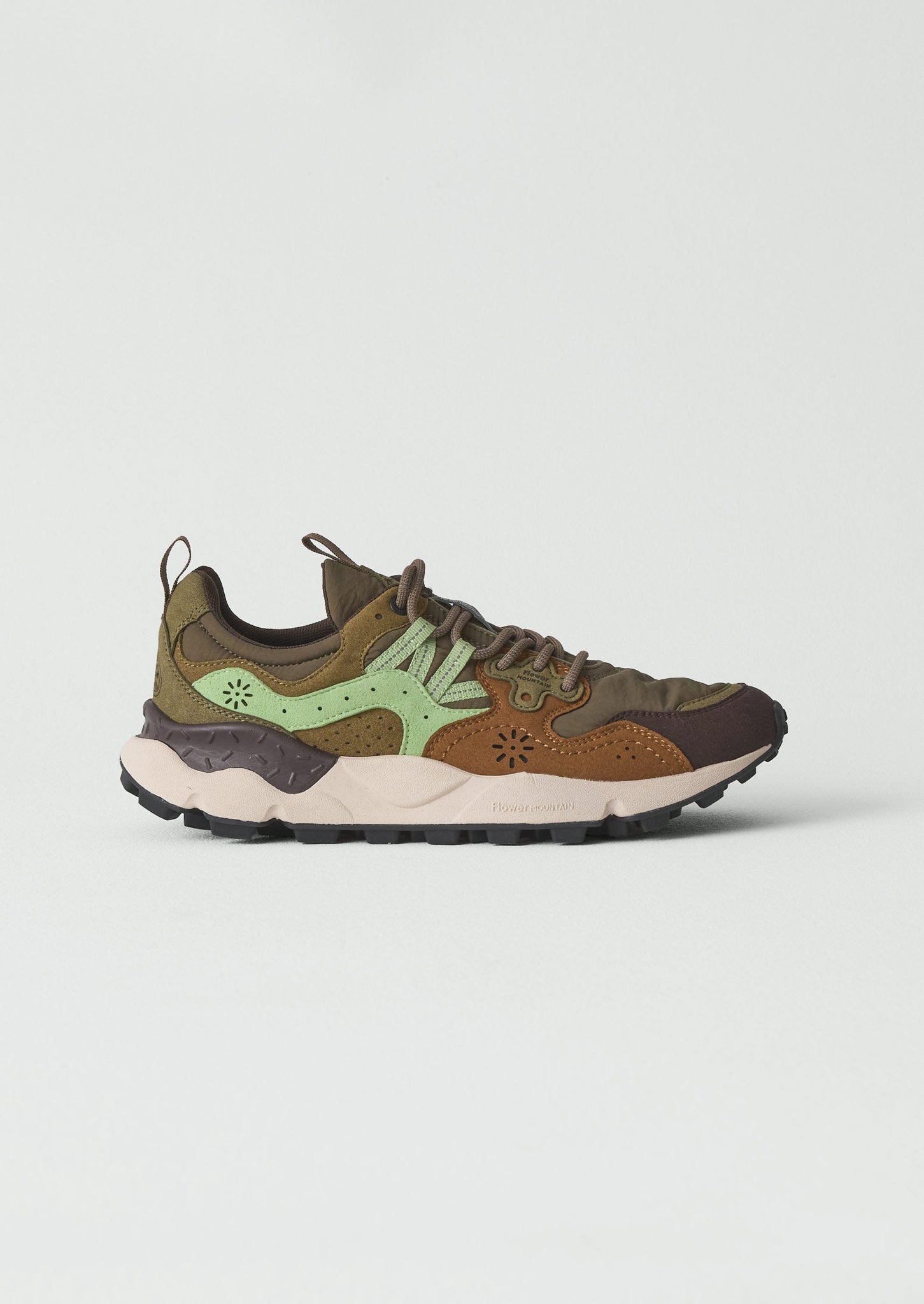 Flower Mountain Yamano Kaiso Trainers | Deep Olive