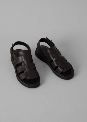 Fracap Zoe Sandals | Black