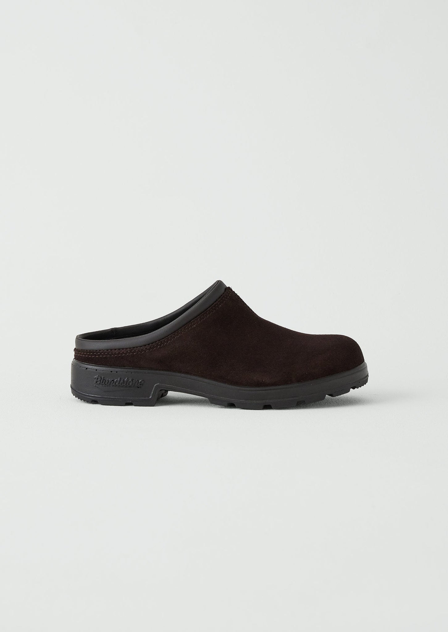 Blundstone Suede Clogs | Dark Brown