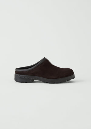 Blundstone Suede Clogs | Dark Brown