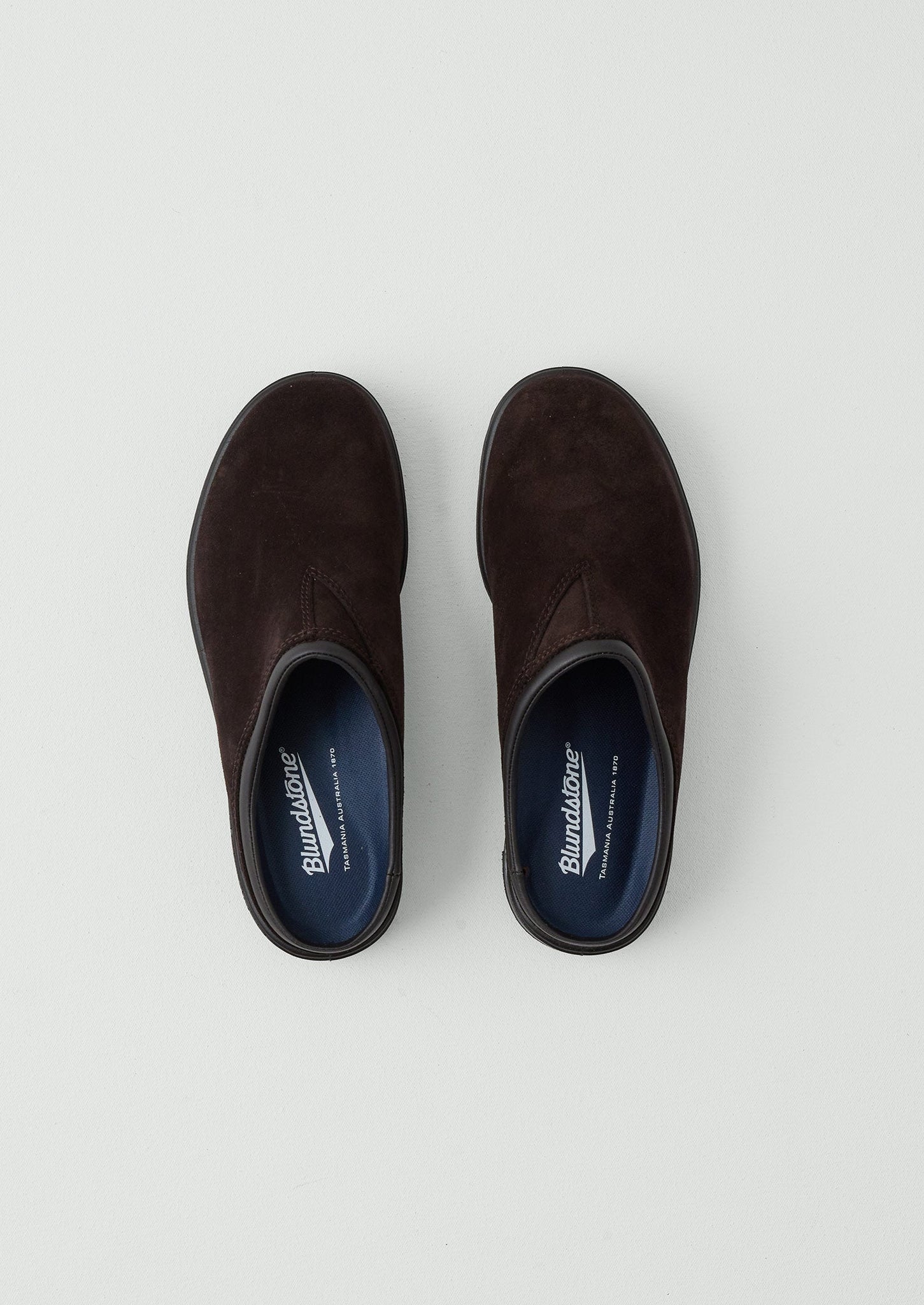 Blundstone Suede Clogs | Dark Brown