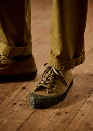 Novesta Star Master Waxed Cotton Plimsolls | Bark