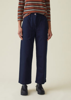 Blackhorse Lane Long Crop Jeans | Indigo