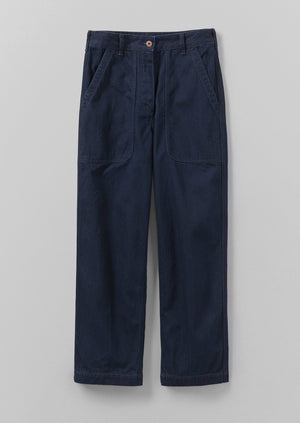 Blackhorse Lane Long Crop Jeans | Indigo