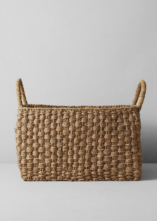 Large Chatai Weave Hogla Storage Basket | Natural
