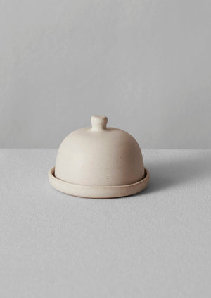 Rebecca Williams Butter Dish | Matte White