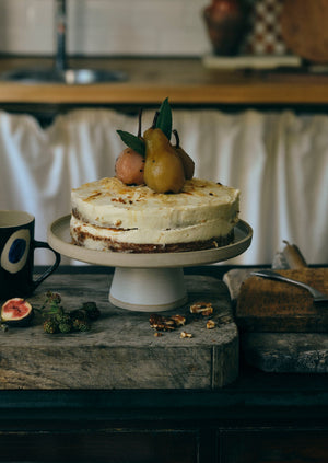 Rebecca Williams Cake Stand | Matte White