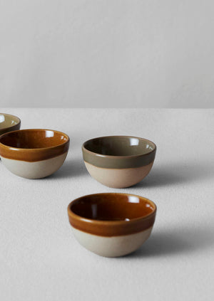 Stoneware Dip Bowl | Khaki