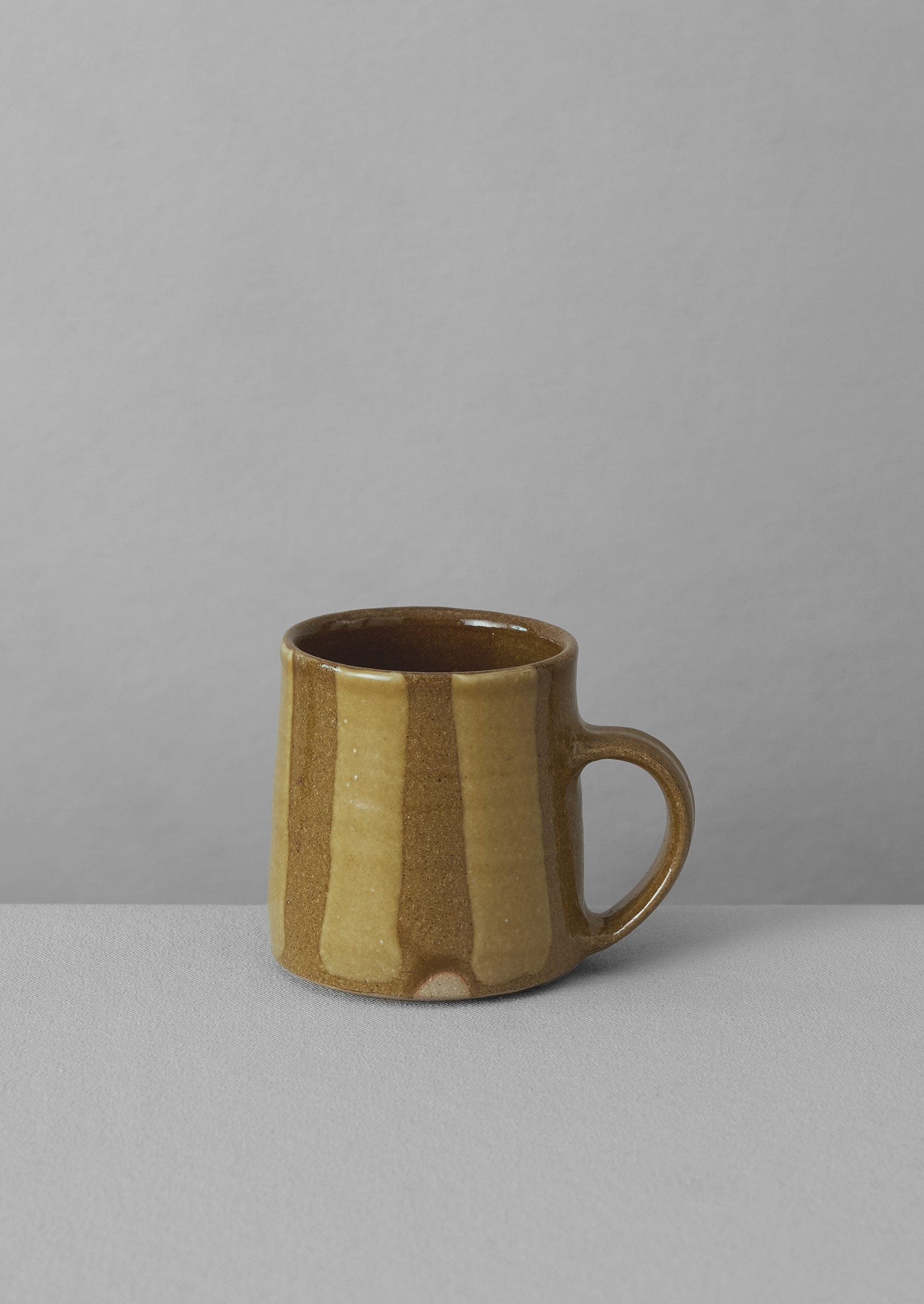 Lily Pearmain Striped Mug | Ochre