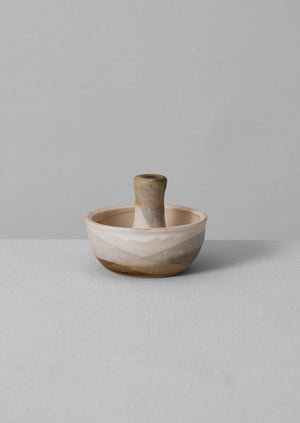 Maria Cabrera Spice Pestle and Mortar | Chalk/Shade Blue