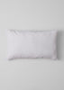 Small Rectangle Wool Cushion Pad | White