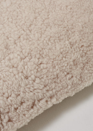 Sheepskin Cushion Cover | Ecru/Natural