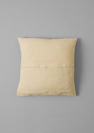 Embroidered Lark Cushion Cover | Sandstone/Burnt Sienna