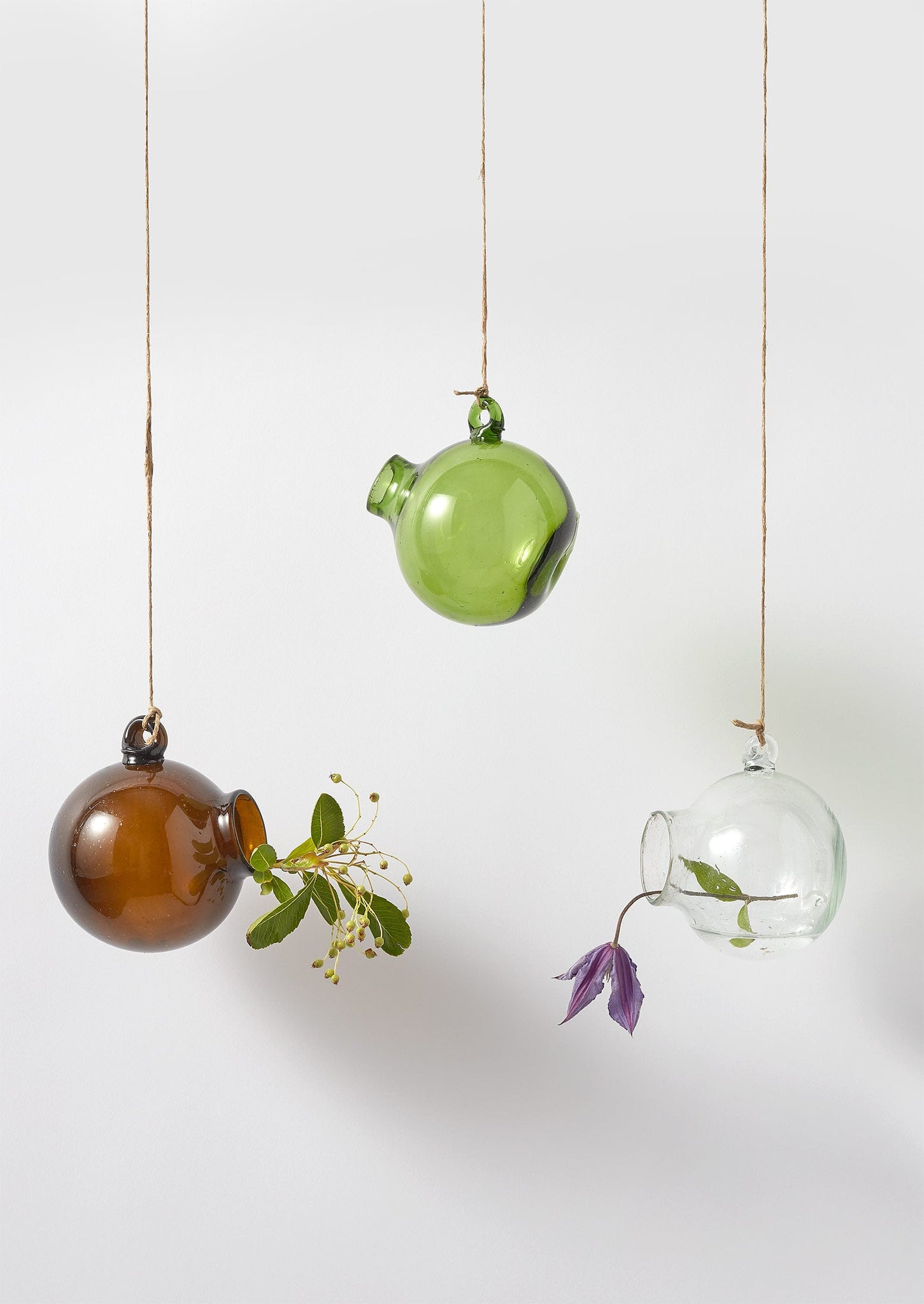 Hanging Boule Glass Vase | Transparent