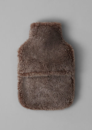 Sheepskin Hot Water Bottle Cover | Taupe