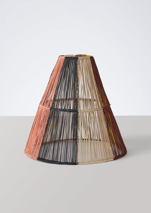 Handmade Medium Iraca Lampshade | Multi