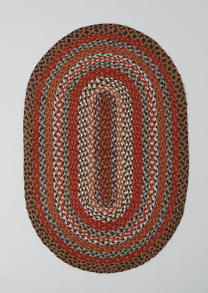The Braided Rug Company Organic Jute Doormat | Ginger Multi