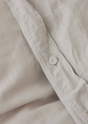 Washed Linen Cotton Duvet Cover | Washed Sage