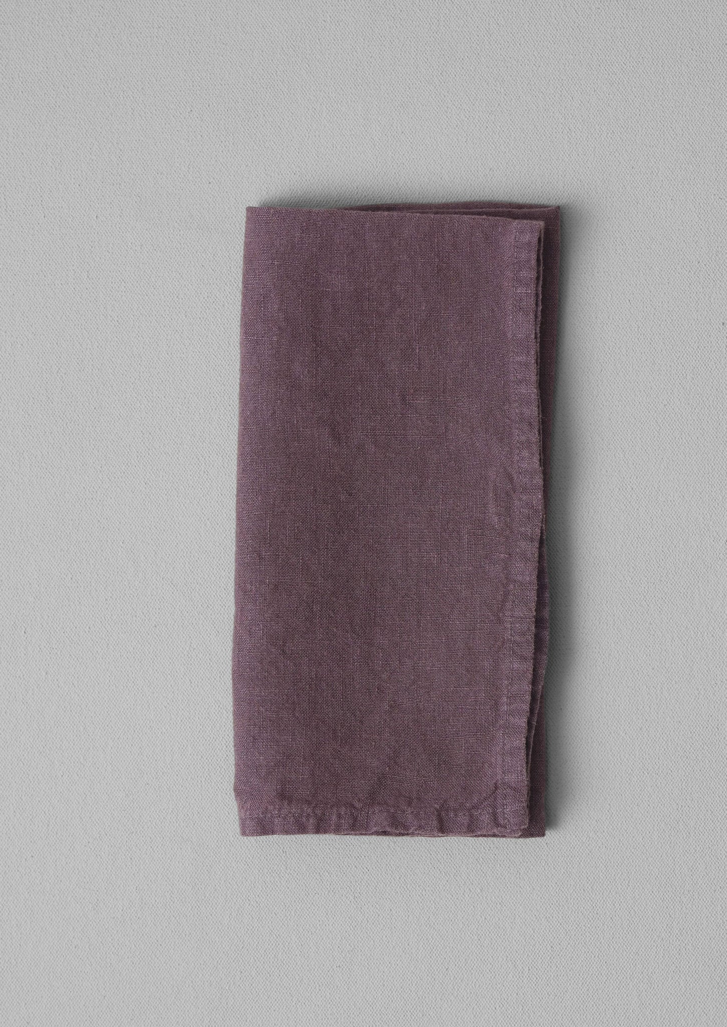 Washed Linen Napkin | Dark Hellebore