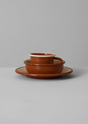 Enamel Picnic Bowl | Cumin/Cream