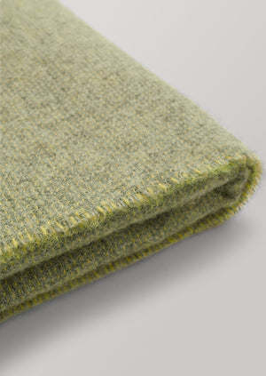 Brior Wool Blanket | Pollen/Anthracite