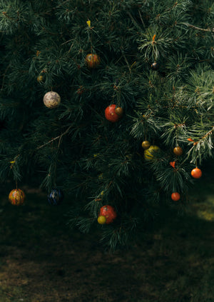 Pointed Star Hand Painted Bauble | Chalk