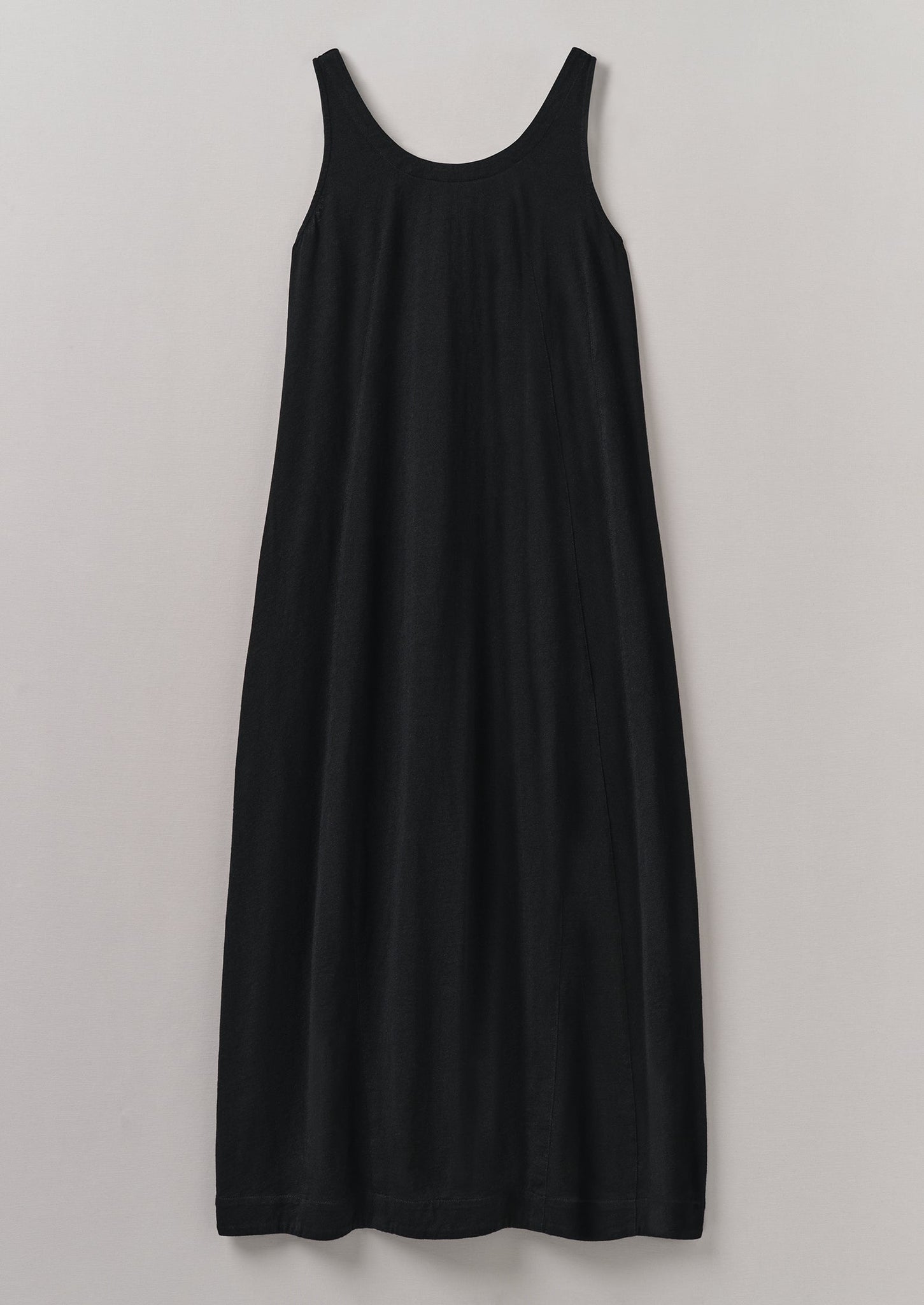 Jersey Cotton Easy Dress | Washed Black