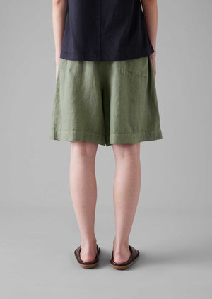 Garment Dyed Drawstring Shorts | Light Sage