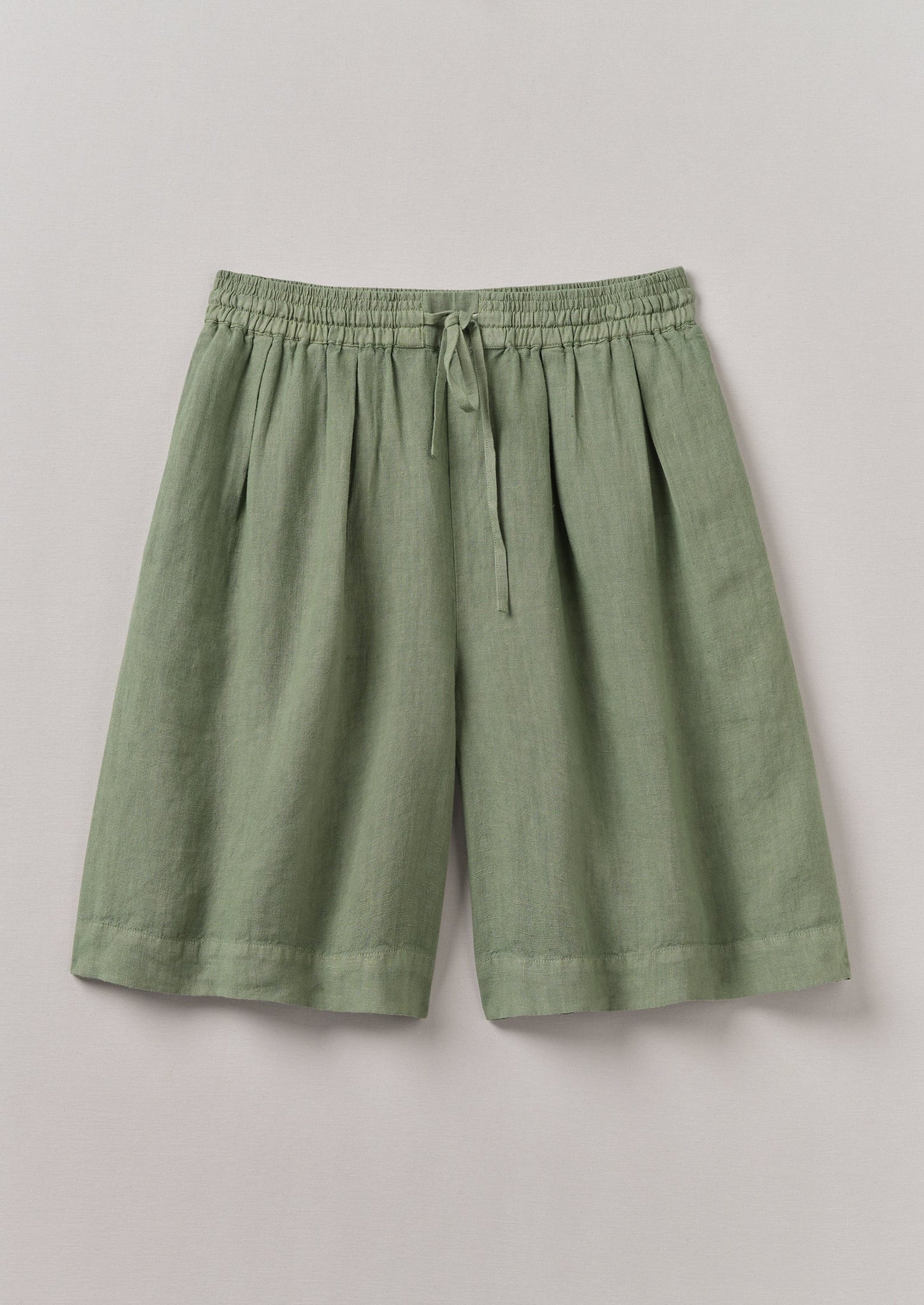 Garment Dyed Drawstring Shorts | Light Sage