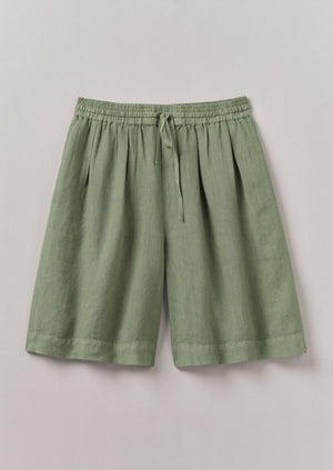 Garment Dyed Drawstring Shorts | Light Sage