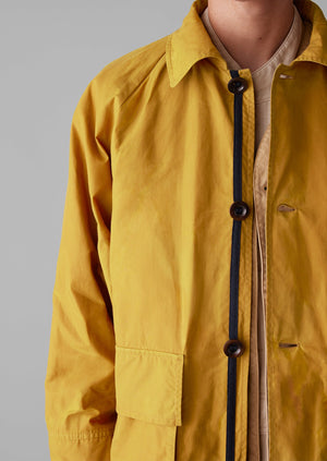 Waxed Cotton Mountain Coat | Cumin