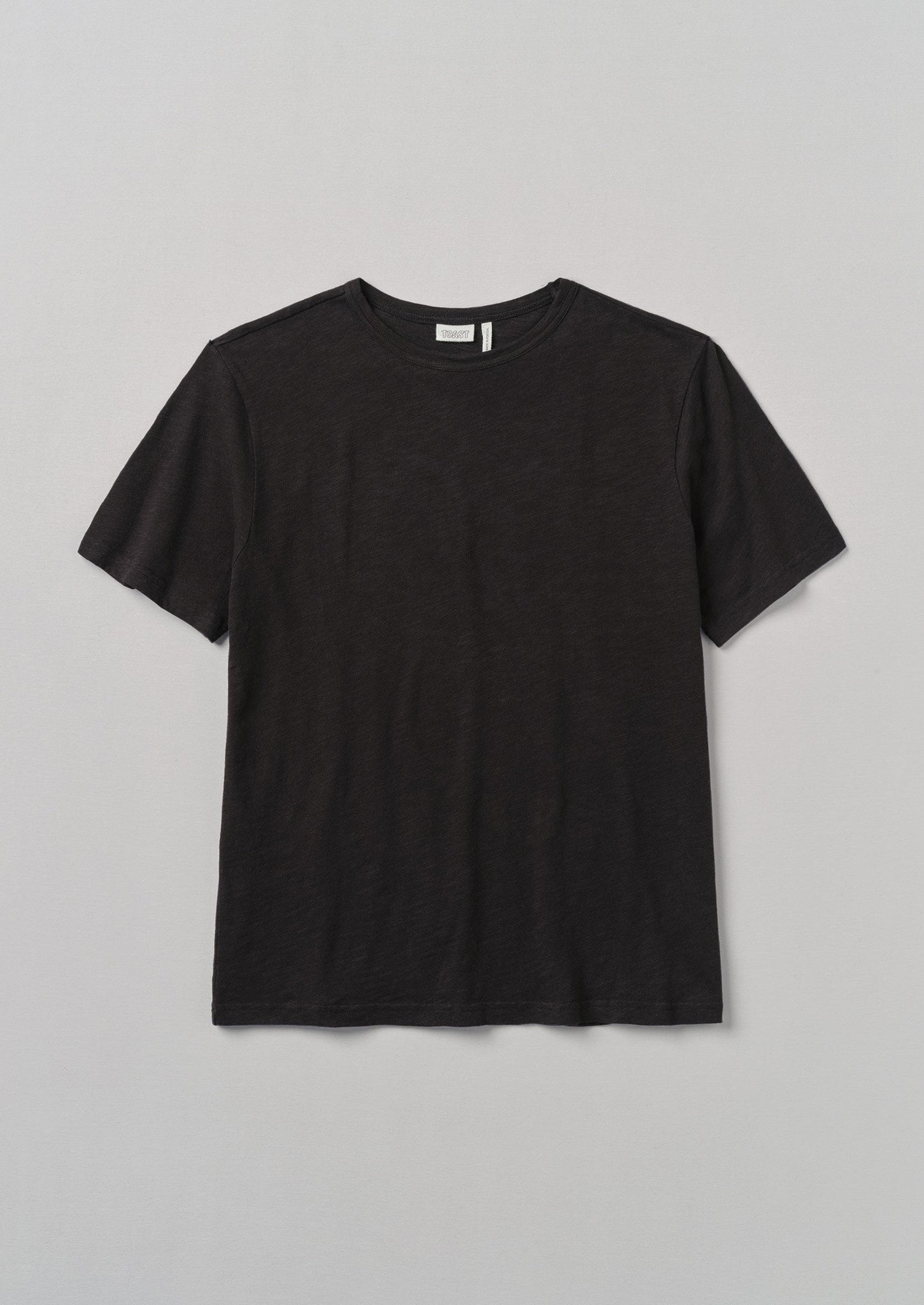 Theo Cotton Short Sleeve Tee | Carbon Black