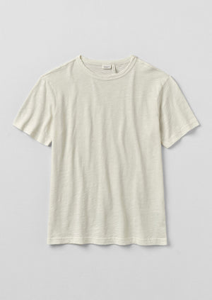 Theo Organic Cotton Short Sleeve Tee | Chalk