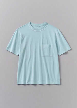 Mineral Dyed Organic Cotton Tee | Sky Blue