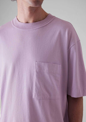 Garment Dyed Organic Cotton Tee | Wood Lilac