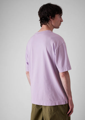 Garment Dyed Organic Cotton Tee | Wood Lilac