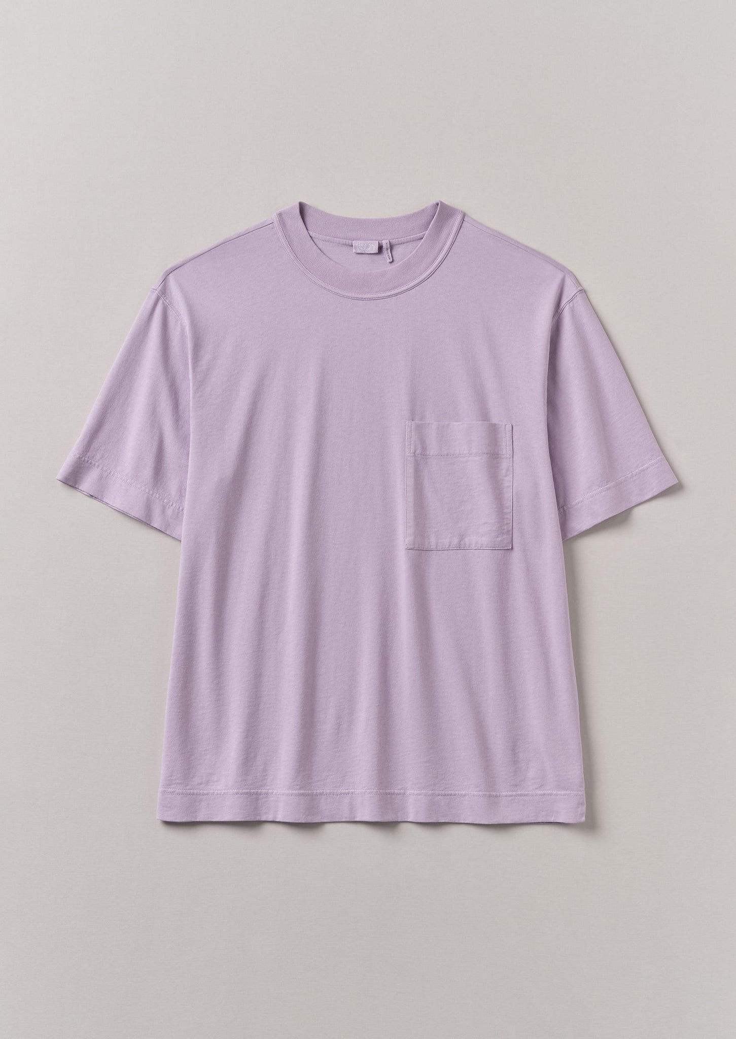 Garment Dyed Organic Cotton Tee | Wood Lilac