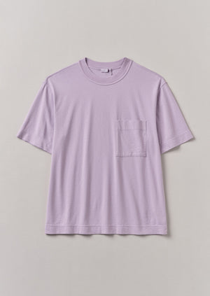 Garment Dyed Organic Cotton Tee | Wood Lilac