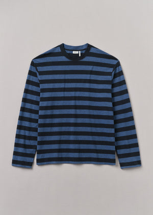 Stripe Long Sleeve Tee | Double Blue