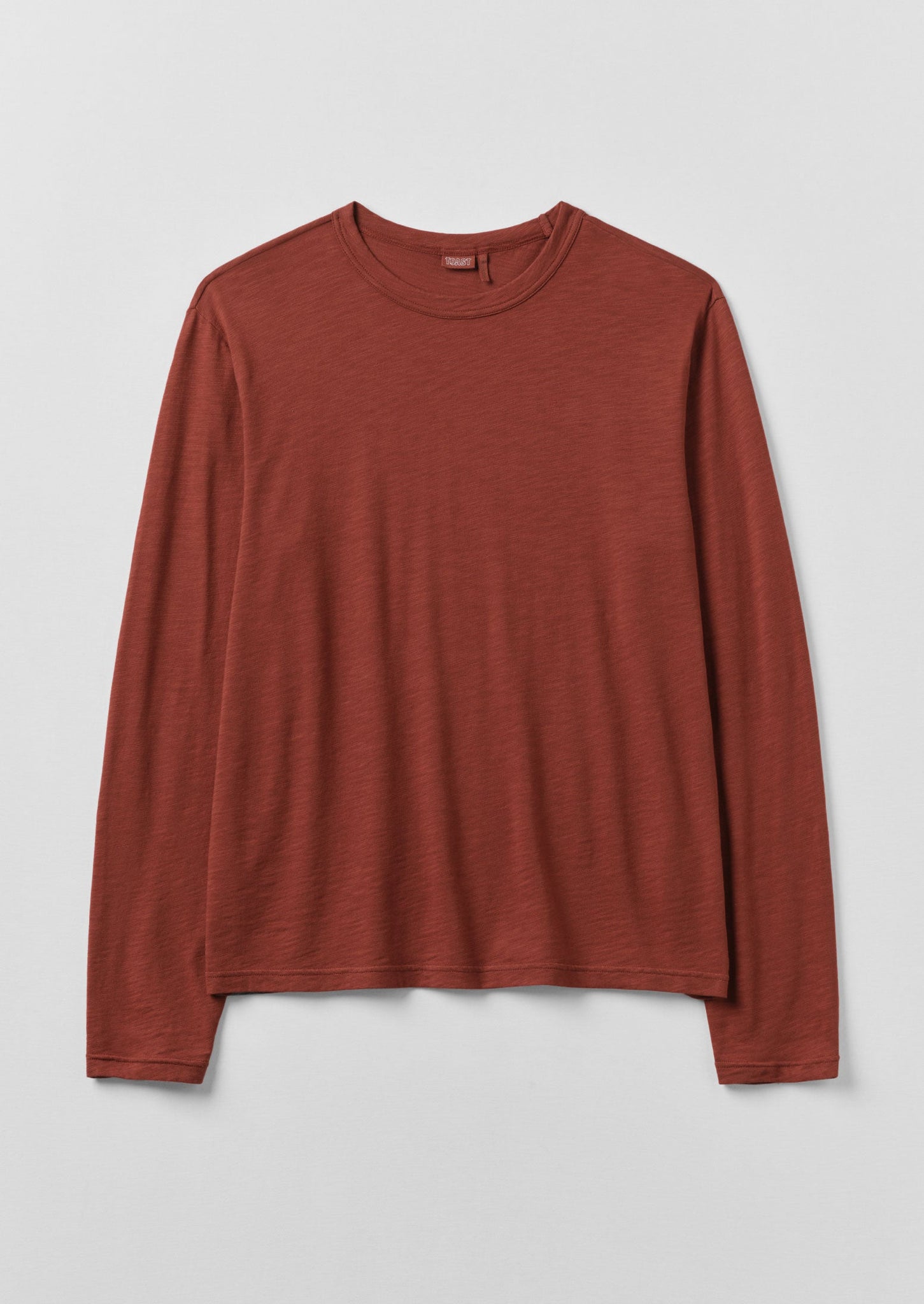 Frank Cotton Long Sleeve Tee | Braeburn Red