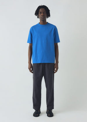 Cotton Relaxed Tee | Azure
